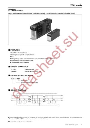 RTHB-5010 datasheet  